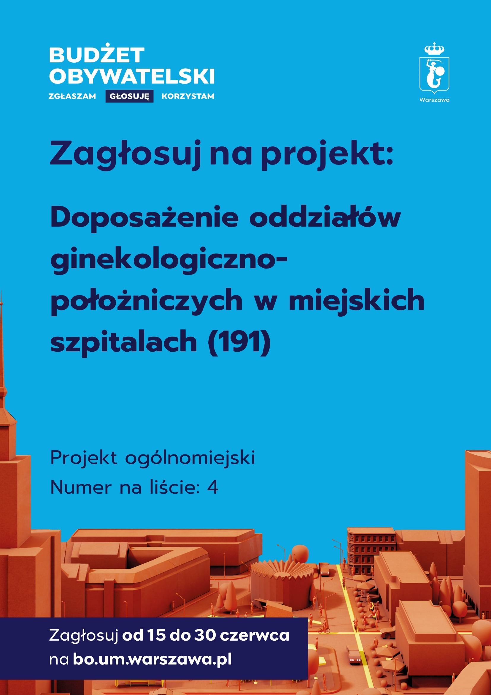 Zagłosuj ! Budżet Obywatelski - Projekt ogólnomiejski nr 4